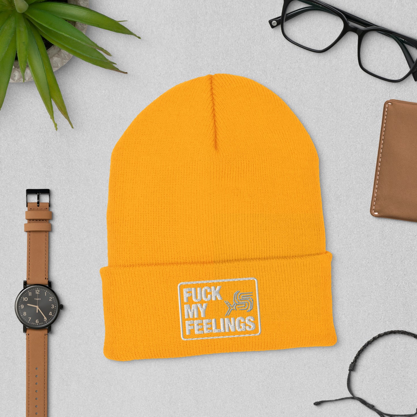 F*CK MY FEELINGS | Cuffed Beanie